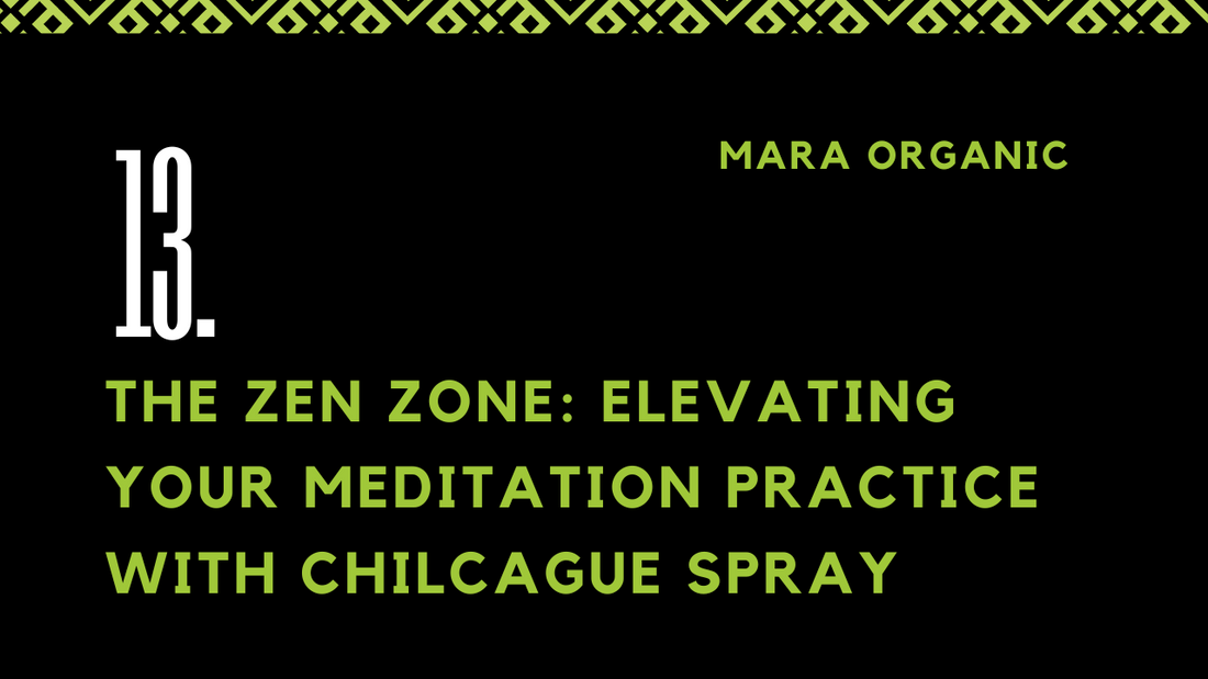 13. The Zen Zone: Elevating Your Meditation Practice with Chilcague Spray